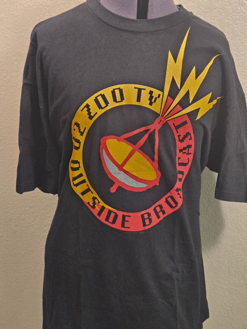 Vintage U2 Zoo Tv Black Concert T-shirt Unisex
